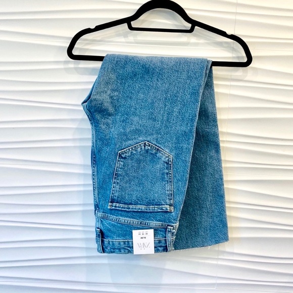 NWT Minimalist Streetwear Zara slim fit high rise ankle length jeans - Picture 7 of 8